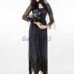 Lace Edge Tulle Ghost Bridal Women  Costume