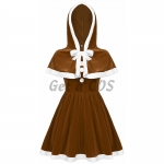 Christmas Costumes For Women Hooded Dress