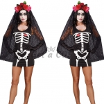Day of the Dead Women's Costume Grimace Suit