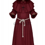 Adults Halloween Costumes Medieval Wizard Priest Robe
