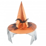 Halloween Decorations Gauze Female Witch Hat