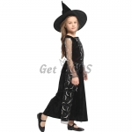 Witch Costume Kids Silvermoon Net Yarn Dress