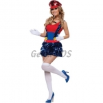 Mario Halloween Costume Sequined Clothes