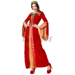 Women Halloween Costumes Palace Queen Princess Dress