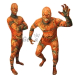 Scary Halloween Costumes Pumpkin Skull Clothes