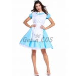 Women Fairy Tale Costumes Alice In Wonderland Maid Dress
