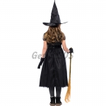Black Mesh Little Witch Girl Costume
