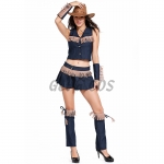 Sexy Halloween Costumes Western Jeans Skirt