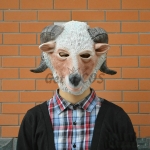 Halloween Mask Sheep Head Hood