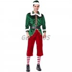 Santa Claus Thickened Adult Elf Men Costume