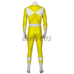 Power Rangers Costume Yellow White Ranger - Customized