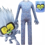 Movie Character Costumes Trolls 2 Colorful Jumpsuit