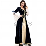 Women Halloween Costumes Victorian Period Court Dress