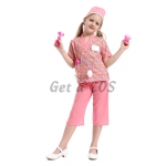 Girls Halloween Costumes Pink Nurse Coat