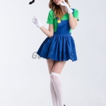 Halloween Costume Mario Game Uniform