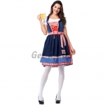 German Oktoberfest Beer Costume Stars Embellished With Beads Dress Festive Party Style