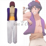 Men Halloween Costumes Prince Aladdin Suit