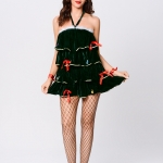 Women Halloween Costumes Green Christmas Tree Outfit