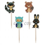 Birthdays Decoration Cute Anime Toothpicks