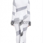 Women Halloween Costumes Snow Cat White Clothes