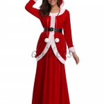 Christmas Costume Santa Claus Long Skirt