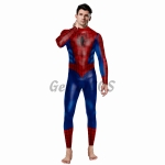 Men Halloween Costumes Skinny Spiderman Print