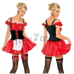 Women Halloween Costumes Maid Beer Waiter Dress