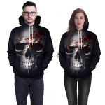 Scary Halloween Costumes Skull Couples Clothes
