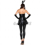 Playboy Bunny Outfits Leather Masked Dress