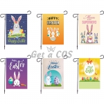 Garden Flags Easter Rabbit Printing