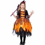 Orange Witch Girl Costume