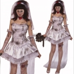 Scary Halloween Costumes Dark Bridal Dress