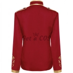 Men Halloween Costumes Palace Gold Embroidery Suit
