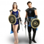 Couples Halloween Costumes Roman Warrior Cosplay