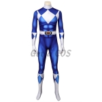 Power Rangers Costume Blue White Ranger - Customized