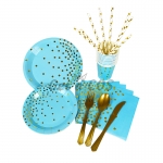 Tableware Blue Bronzing Kit