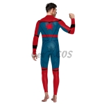 Men Halloween Costumes Spider Hero Print