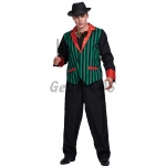 Men Halloween Costumes Magician Outfit