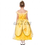Kids Halloween Costumes Yellow Princess Dress