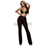 Sexy Halloween Costumes Knitted Hollow Beach Pants