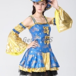 Halloween Luxury Caribbean Pirate Costumes Temperament Queen Dress