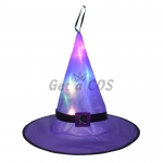 Halloween Decorations LED Glowing Witch Hat