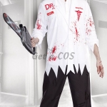 Scary Halloween Costumes Bloody Doctor Suit