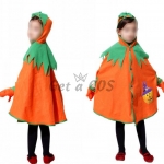 Pumpkin Costumes Orange Green Cloak