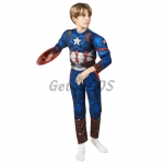 Captain America Muscle Suit Kids Costume