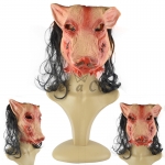 Halloween Decorations Scary Pig Head Mask