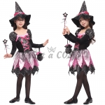 Witch Costume Kids Magic Puffy Skirt