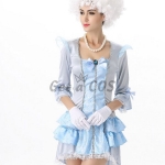 Halloween Alice In Wonderland Costumes Tale Princess Dress