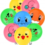 Birthday Balloons Pokemon Pattern Printing