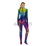 Scary Halloween Costumes 3d Color Skull